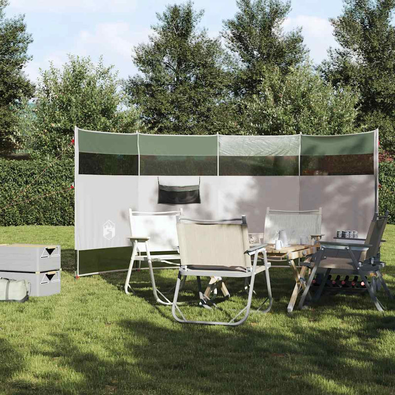Load image into Gallery viewer, Vidaxl windscherm camping waterdicht 366x152x152 cm groen