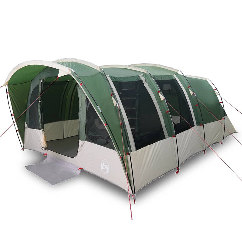 Cargue la imagen en el visor de la galería, Vidaxl tunneltent 8-persoons waterdicht groen