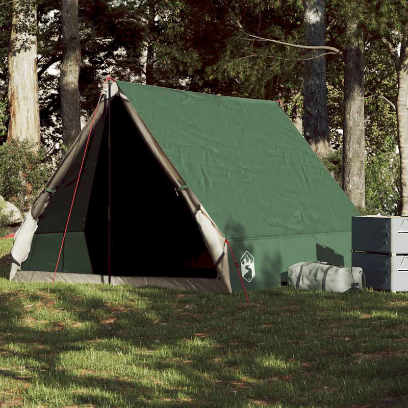 Laden Sie das Bild in Galerie -Viewer, Vidaxl tent a-frame 2-persoons waterdicht groen