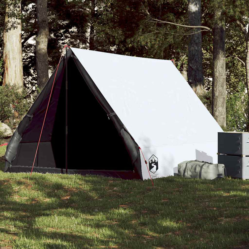Load image into Gallery viewer, Vidaxl tent a-frame 2-persoons waterdicht verduisterend stof wit