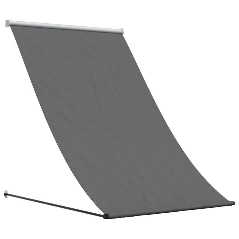 Load image into Gallery viewer, Vidaxl luifel uittrekbaar 100x150 cm stof en staal antracietkleurig