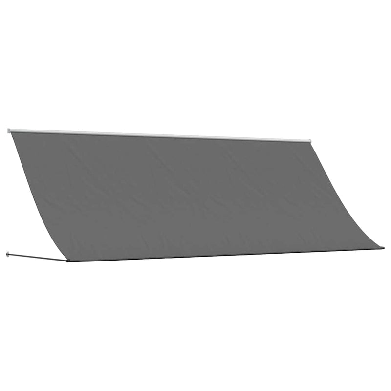 Load image into Gallery viewer, Vidaxl luifel uittrekbaar 350x150 cm stof en staal antracietkleurig