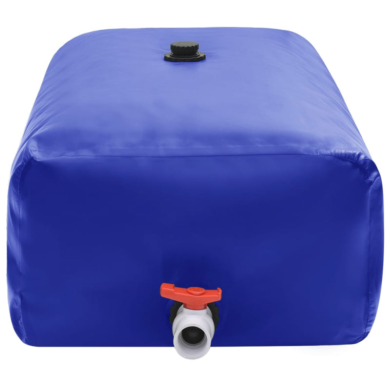 Afbeelding laden in galerijviewer, Vidaxl watertank met kraan opvouwbaar 670 l pvc