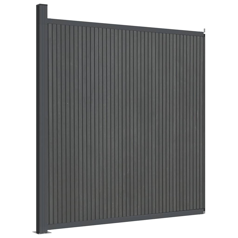 Load image into Gallery viewer, Vidaxl schuttingpaneel 173x186 cm hkc grijs
