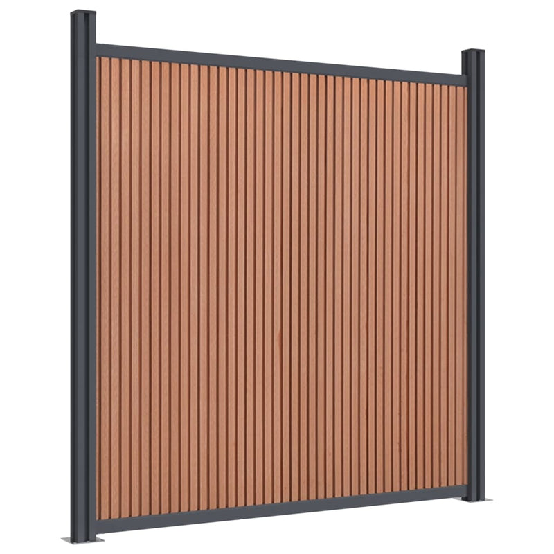 Load image into Gallery viewer, VidaXL Schuttingpaneel 180x186 cm HKC bruin