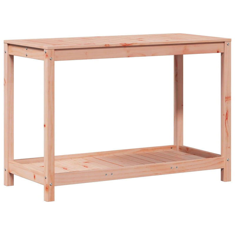 ギャラリービューアに画像をロードする, Vidaxl oppottafel met schap 108x50x75 cm massief douglashout