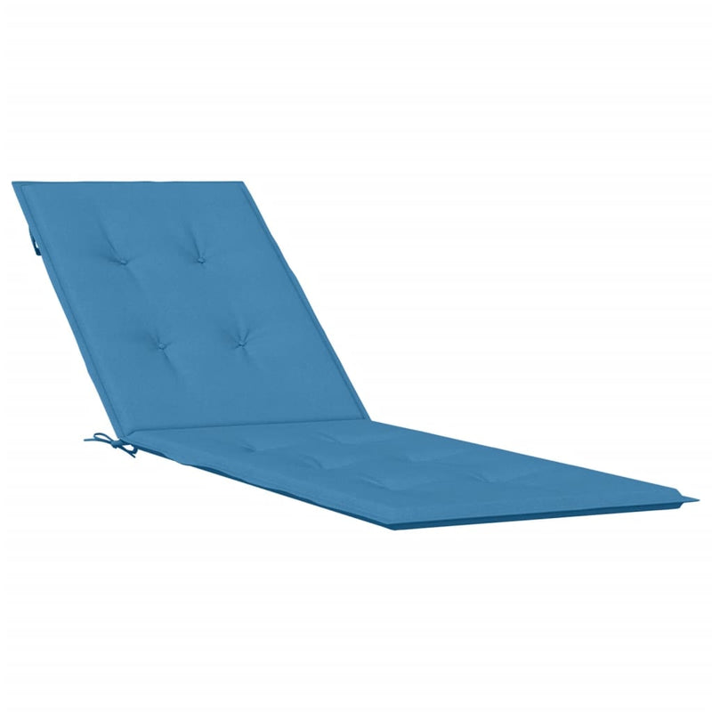 Load image into Gallery viewer, Vidaxl terrasstoelkussen (75+105) x 50 x 4 cm stof gemêleerd blauw