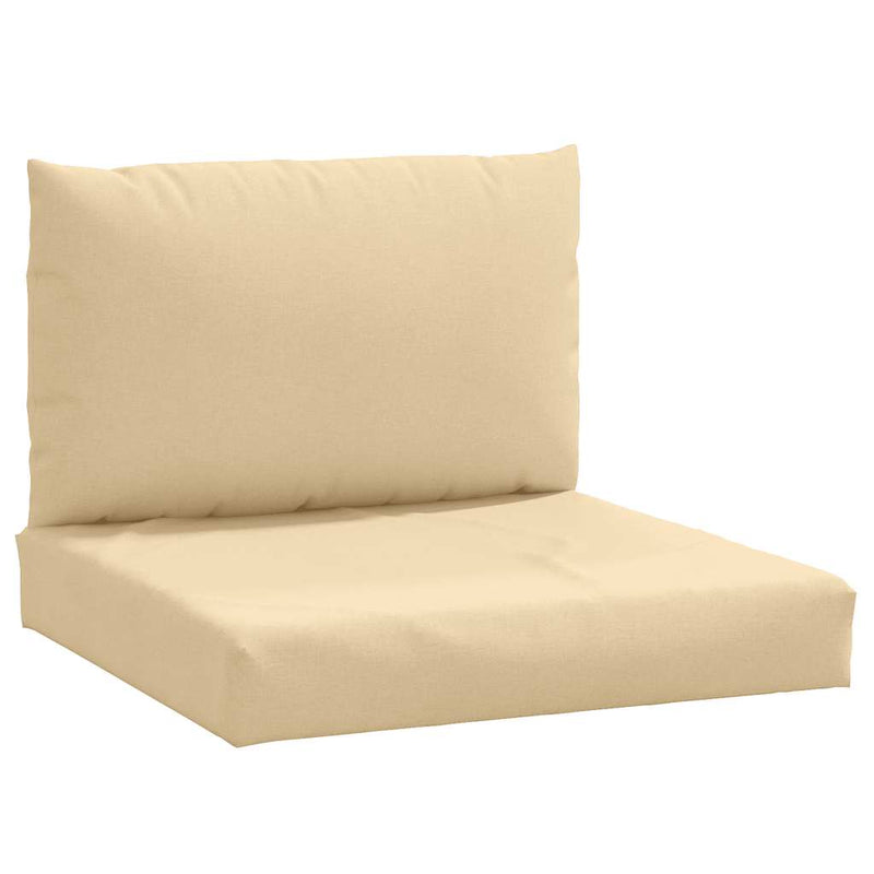 Load image into Gallery viewer, Vidaxl palletkussens 2 st stof gemêleerd beige
