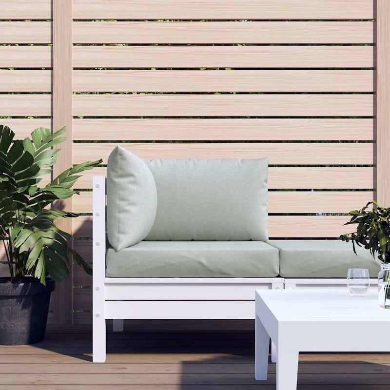 Load image into Gallery viewer, Vidaxl palletkussens 3 st stof gemêleerd lichtgrijs