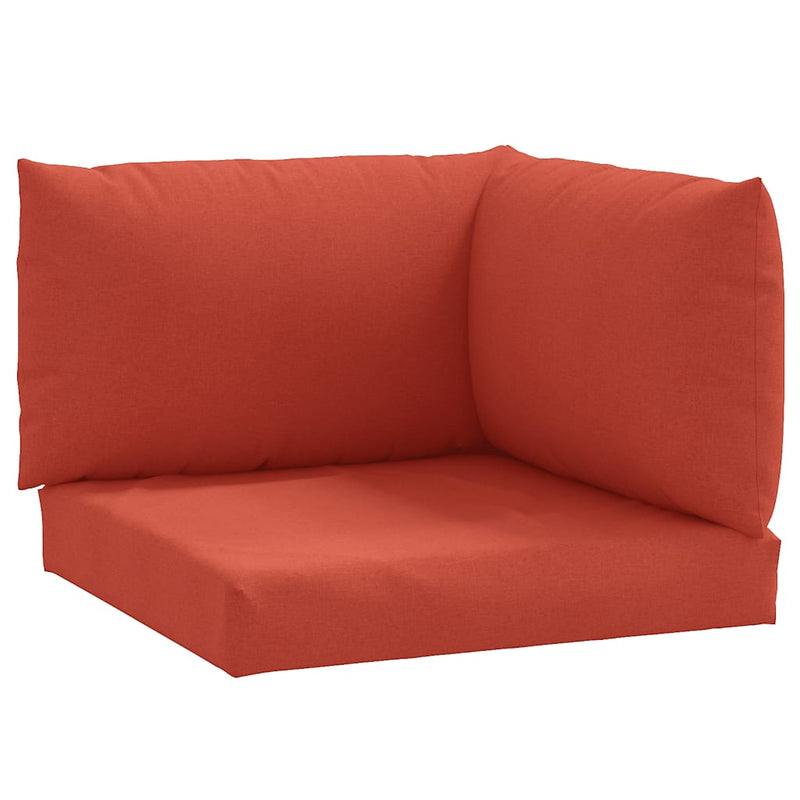 Load image into Gallery viewer, Vidaxl palletkussens 3 st stof gemêleerd rood