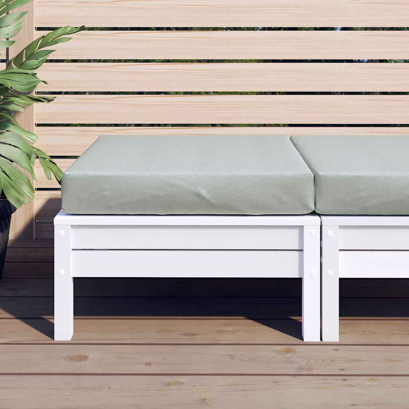 Load image into Gallery viewer, Vidaxl palletkussen 60x60x9,5 cm stof gemêleerd lichtgrijs