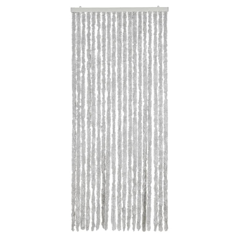 Load image into Gallery viewer, Vidaxl vliegengordijn 56x200 cm chenille grijs