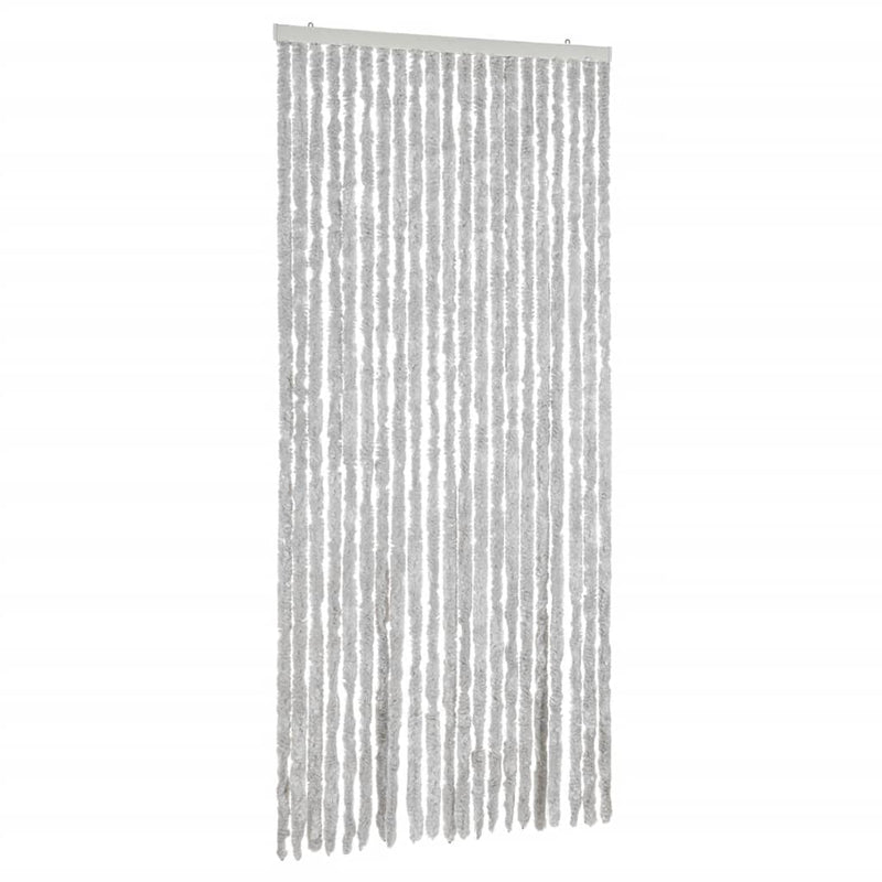 Load image into Gallery viewer, Vidaxl vliegengordijn 90x200 cm chenille grijs