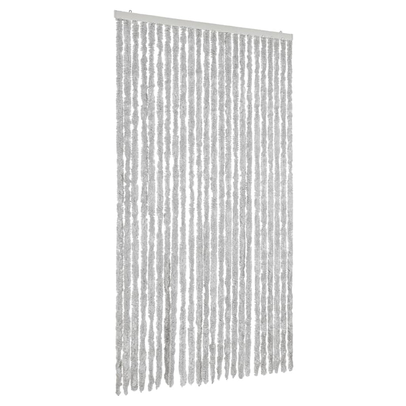 Load image into Gallery viewer, Vidaxl vliegengordijn 100x220 cm chenille grijs