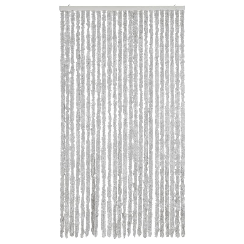 Load image into Gallery viewer, Vidaxl vliegengordijn 100x220 cm chenille grijs