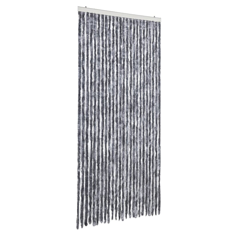Load image into Gallery viewer, Vidaxl vliegengordijn 100x230 cm chenille zilver