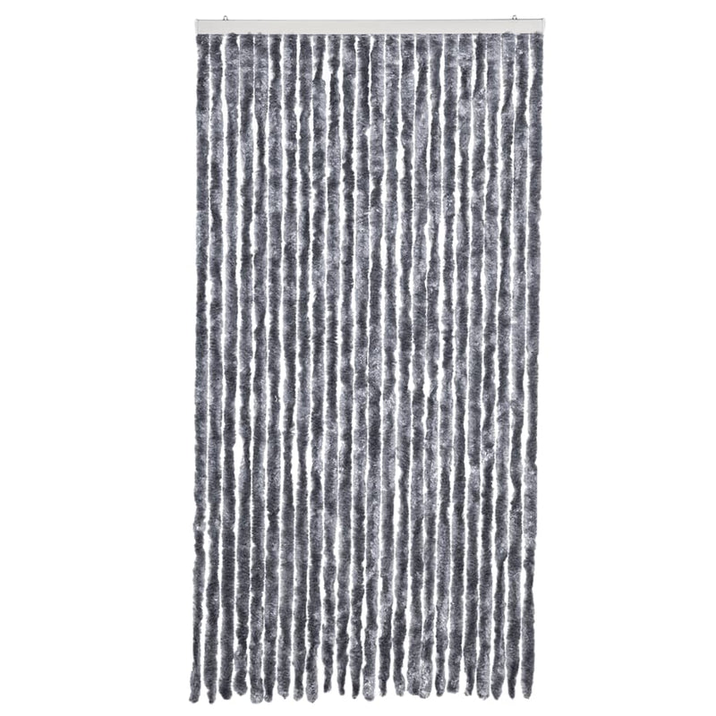 Load image into Gallery viewer, Vidaxl vliegengordijn 100x230 cm chenille zilver