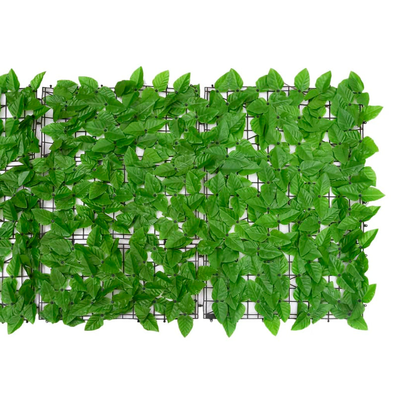 Load image into Gallery viewer, Vidaxl balkonscherm met groene bladeren 200x75 cm