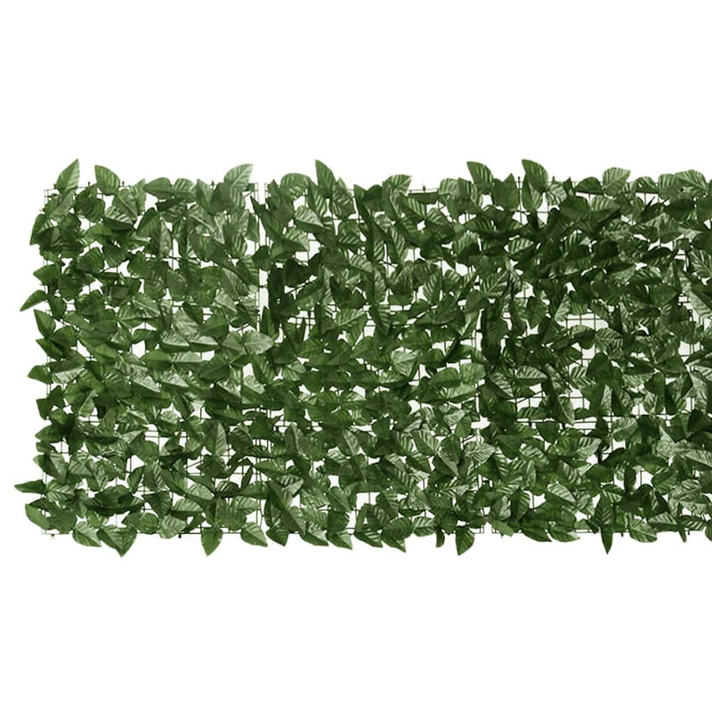 Load image into Gallery viewer, Vidaxl balkonscherm met donkergroene bladeren 600x75 cm