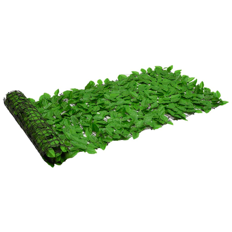 Load image into Gallery viewer, Vidaxl balkonscherm met groene bladeren 600x75 cm