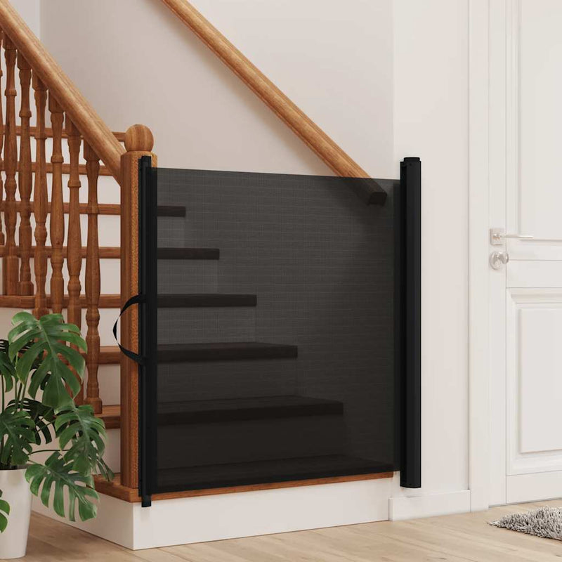Cargue la imagen en el visor de la galería, Vidaxl huisdierenhek uittrekbaar 82,5x125 cm zwart