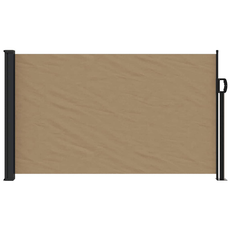 Laden Sie das Bild in Galerie -Viewer, Vidaxl windscherm uittrekbaar 117x300 cm taupe