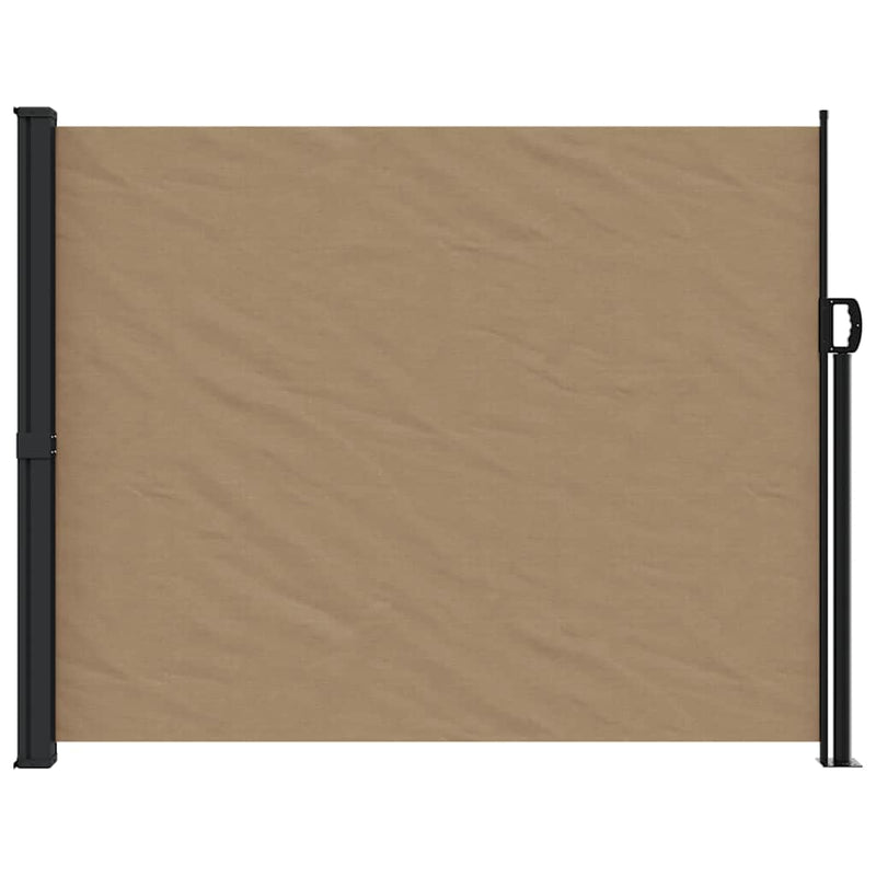 Laden Sie das Bild in Galerie -Viewer, Vidaxl windscherm uittrekbaar 160x300 cm taupe