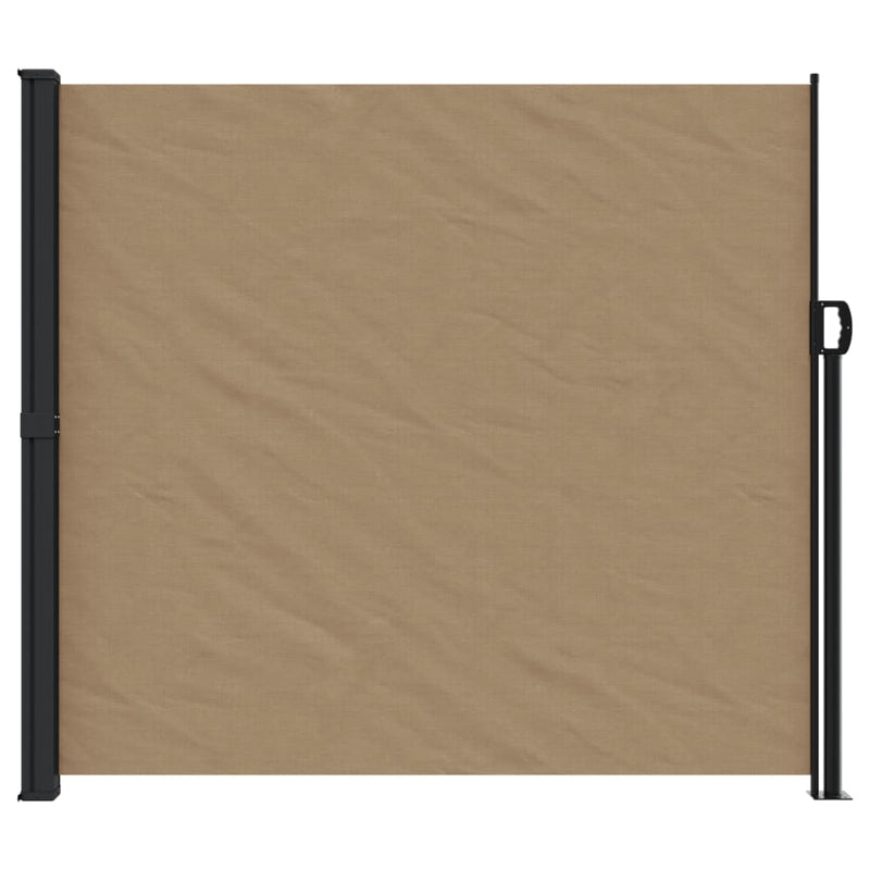 Chargez l'image dans la visionneuse de la galerie, Vidaxl windscherm uittrekbaar 180x300 cm taupe