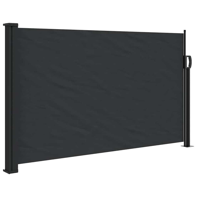 Chargez l'image dans la visionneuse de la galerie, Vidaxl windscherm uittrekbaar 120x500 cm zwart