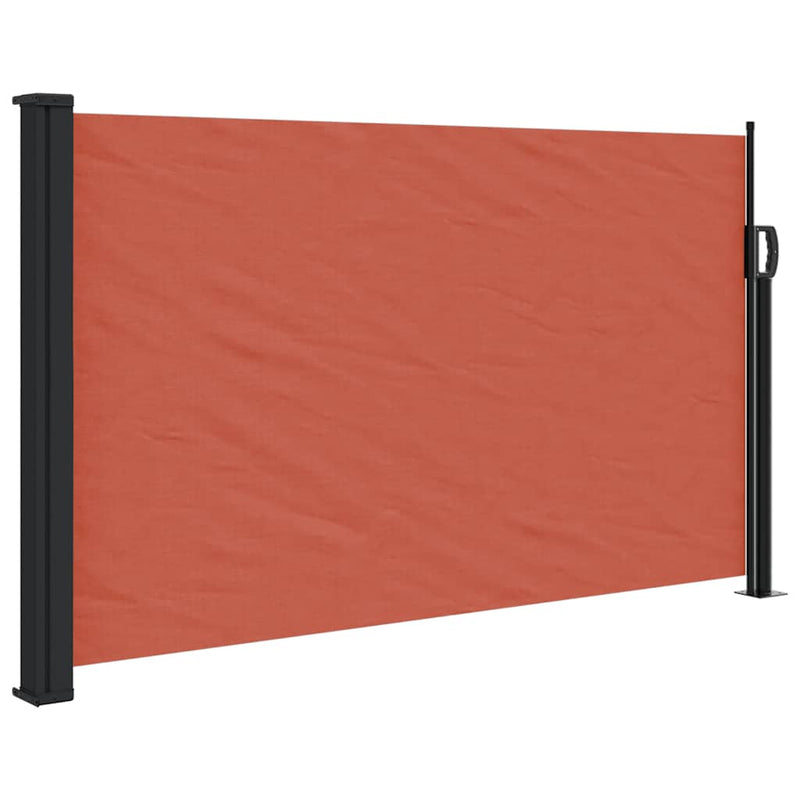 Load image into Gallery viewer, Vidaxl windscherm uittrekbaar 120x500 cm terracotta