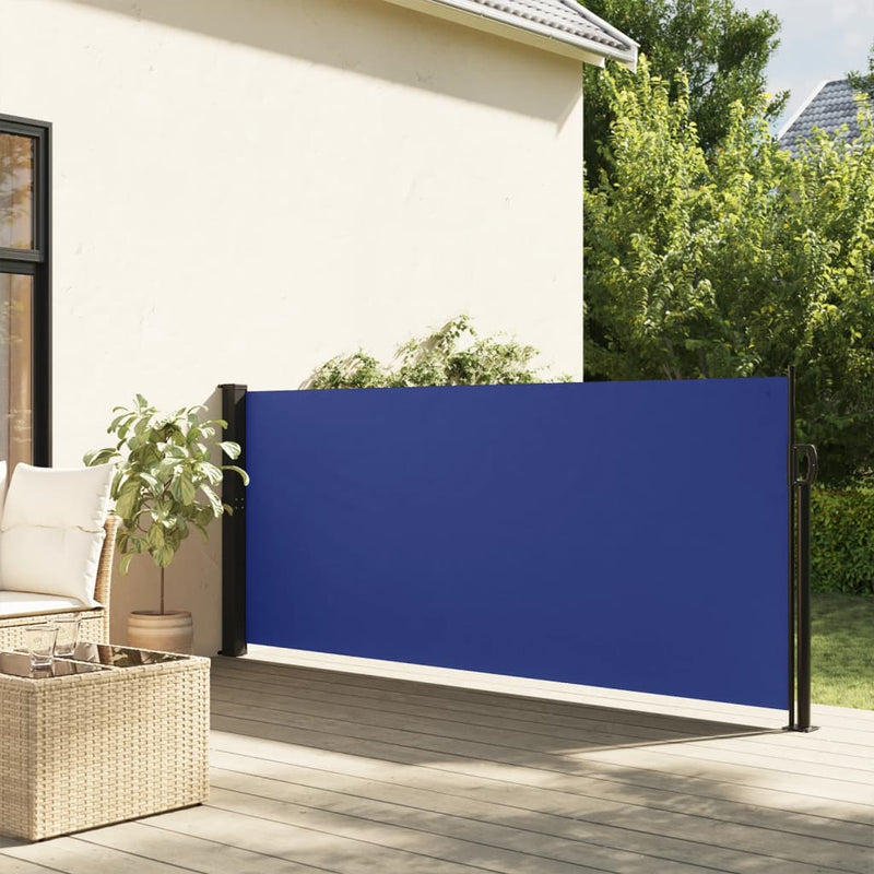 Load image into Gallery viewer, Vidaxl windscherm uittrekbaar 140x500 cm blauw