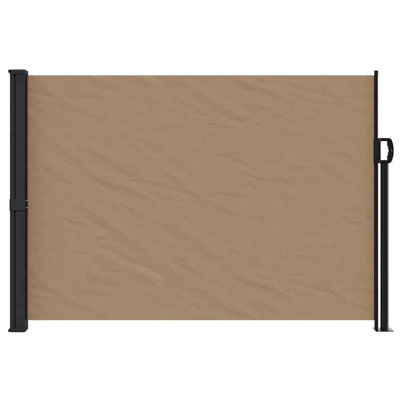 Laden Sie das Bild in Galerie -Viewer, Vidaxl windscherm uittrekbaar 140x500 cm taupe