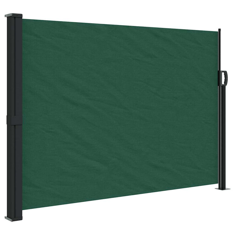Cargue la imagen en el visor de la galería, Vidaxl windscherm uittrekbaar 140x500 cm donkergroen