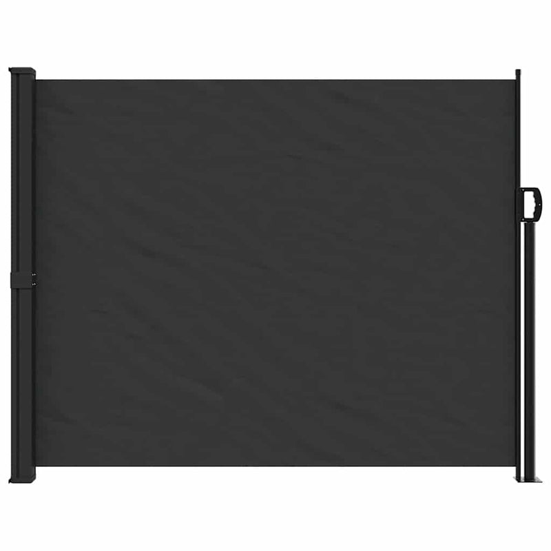 Cargue la imagen en el visor de la galería, Vidaxl windscherm uittrekbaar 160x500 cm zwart