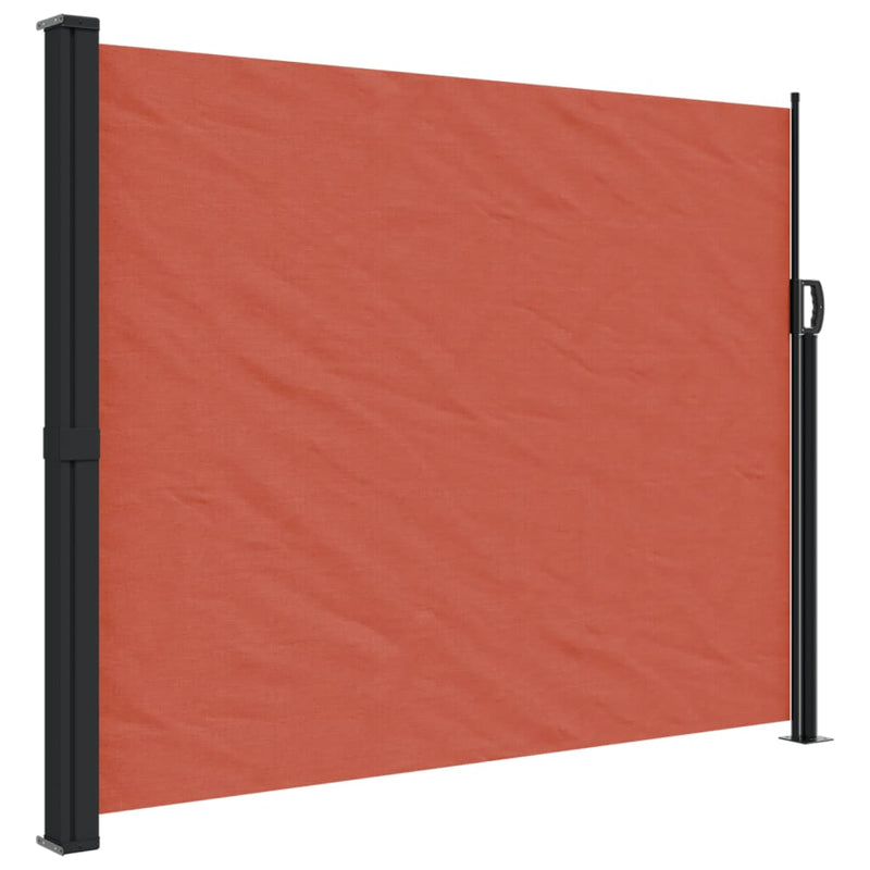 Load image into Gallery viewer, Vidaxl windscherm uittrekbaar 160x500 cm terracotta