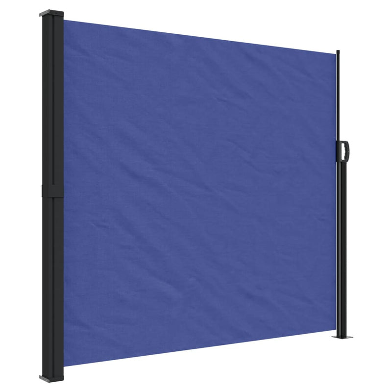 Load image into Gallery viewer, Vidaxl windscherm uittrekbaar 180x500 cm blauw