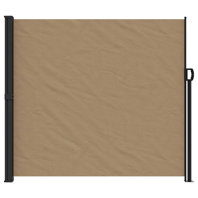 Laden Sie das Bild in Galerie -Viewer, Vidaxl windscherm uittrekbaar 180x500 cm taupe