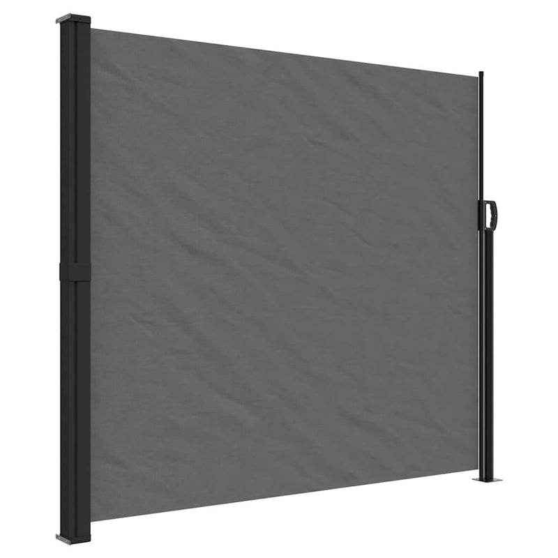 ギャラリービューアに画像をロードする, Vidaxl windscherm uittrekbaar 180x500 cm antracietkleurig