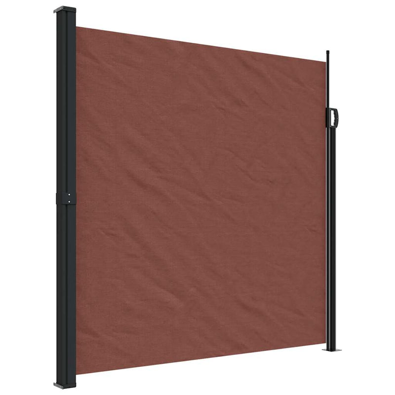 Laden Sie das Bild in Galerie -Viewer, Vidaxl windscherm uittrekbaar 200x500 cm bruin