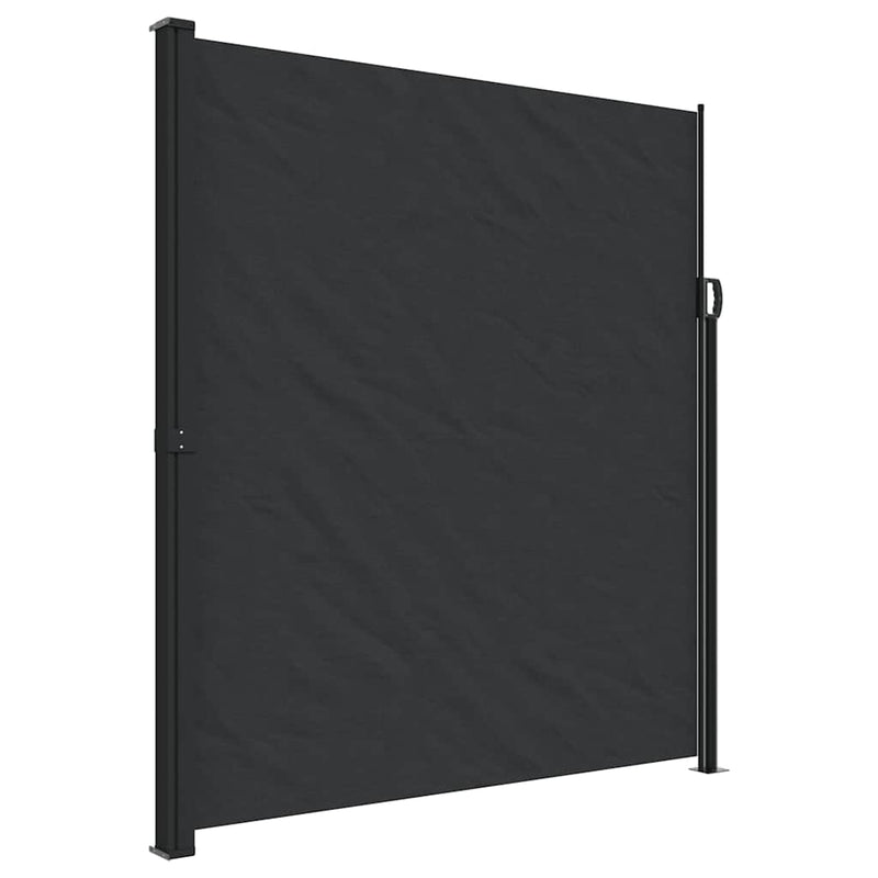 Cargue la imagen en el visor de la galería, Vidaxl windscherm uittrekbaar 220x500 cm zwart