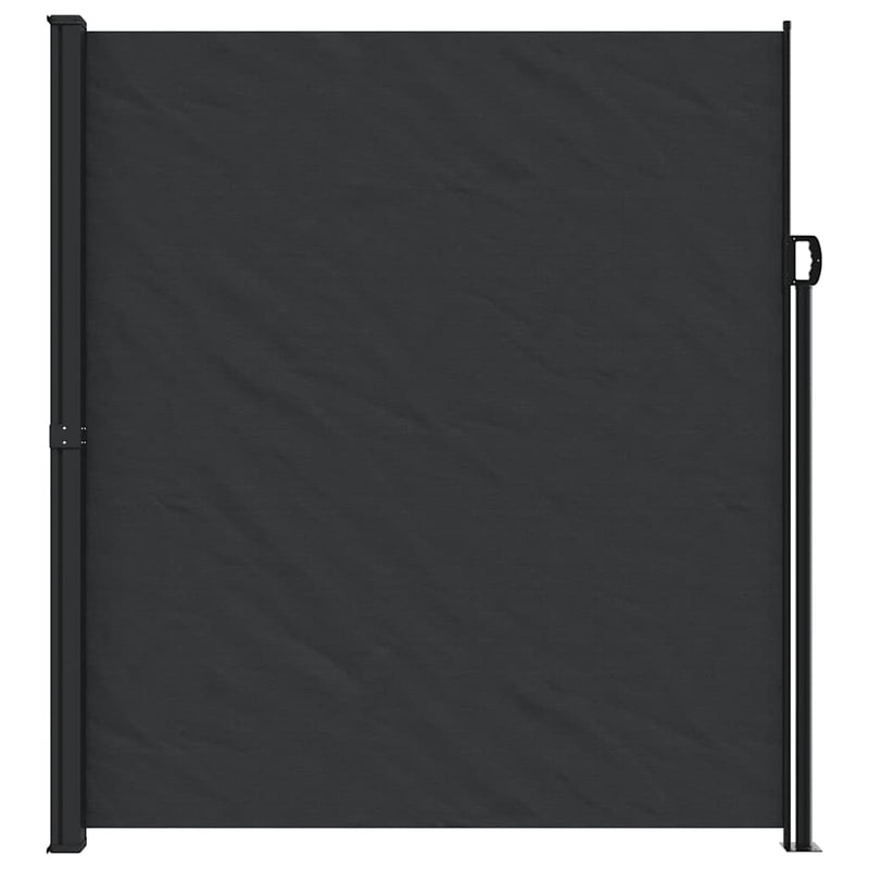 Cargue la imagen en el visor de la galería, Vidaxl windscherm uittrekbaar 220x500 cm zwart