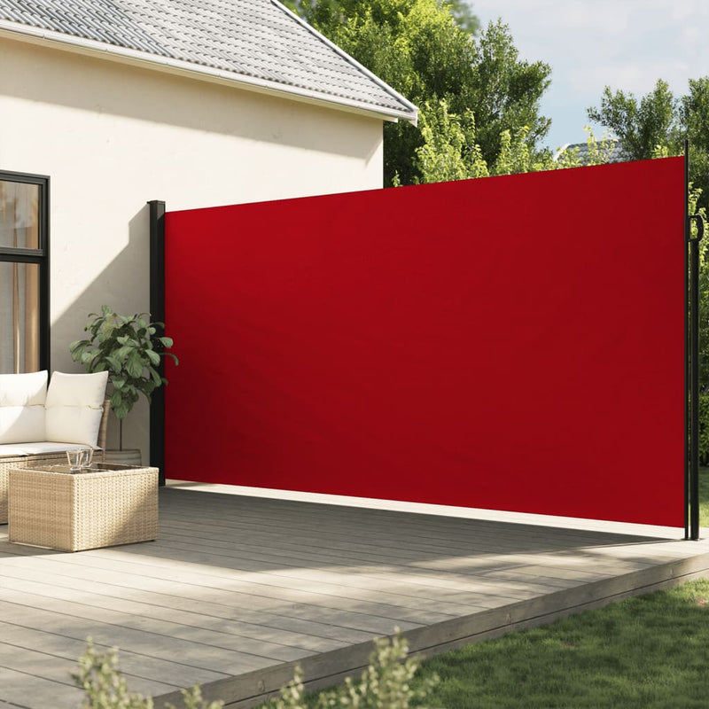 Load image into Gallery viewer, Vidaxl windscherm uittrekbaar 220x500 cm rood