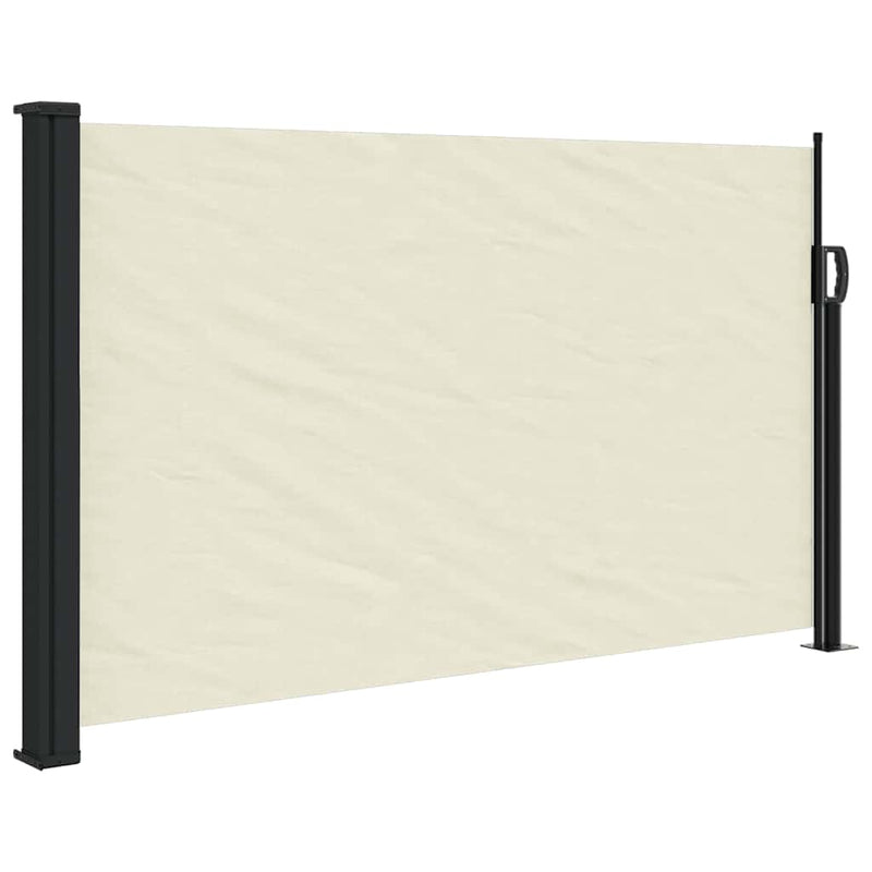 Laden Sie das Bild in Galerie -Viewer, Vidaxl windscherm uittrekbaar 120x600 cm crème
