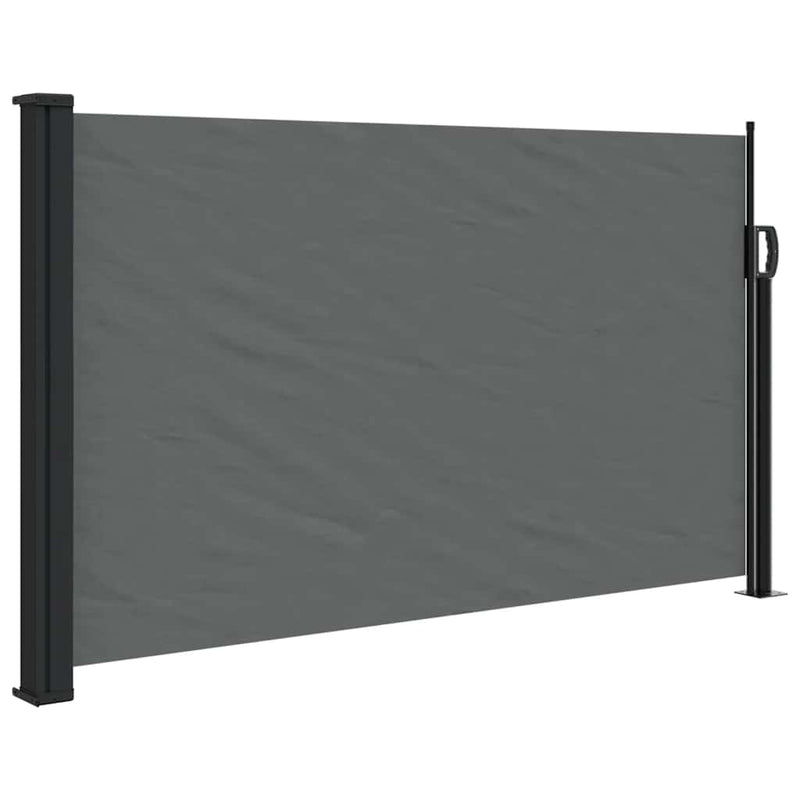 Laden Sie das Bild in Galerie -Viewer, Vidaxl uitschuifbaar zijluifel antraciet 120x600 cm