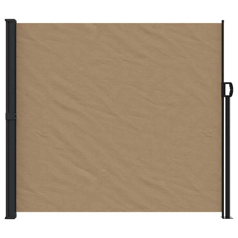 Laden Sie das Bild in Galerie -Viewer, Vidaxl windscherm uittrekbaar 180x600 cm taupe
