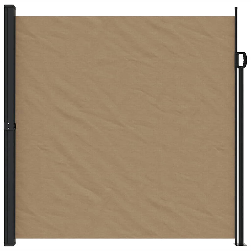 Laden Sie das Bild in Galerie -Viewer, Vidaxl windscherm uittrekbaar 200x600 cm taupe
