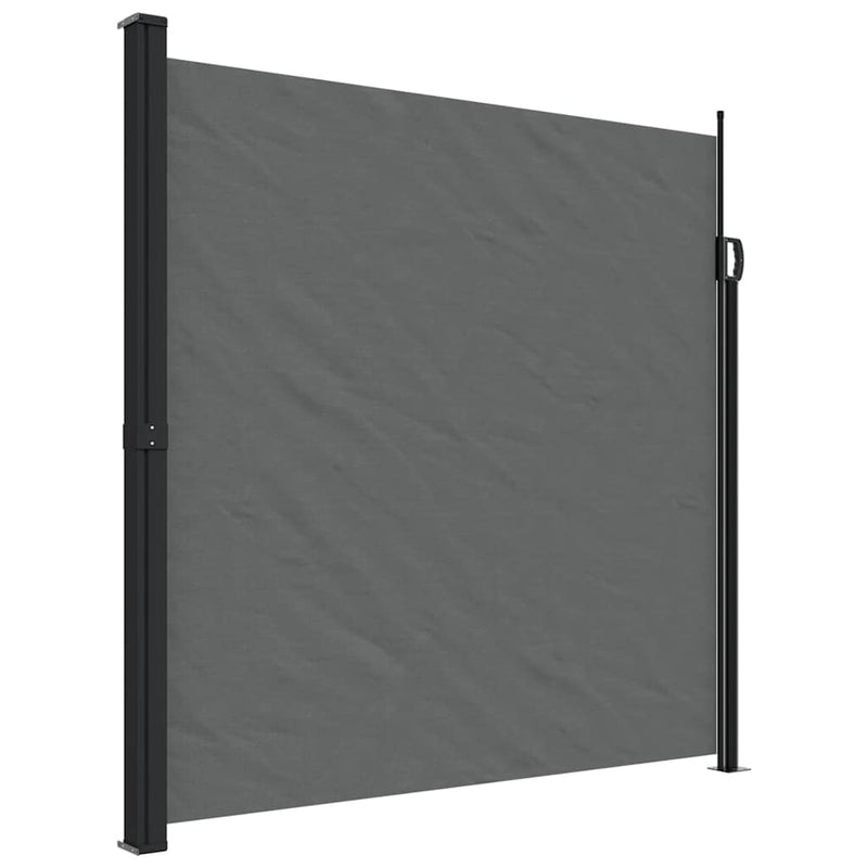Cargue la imagen en el visor de la galería, Vidaxl windscherm uittrekbaar 200x600 cm antracietkleurig