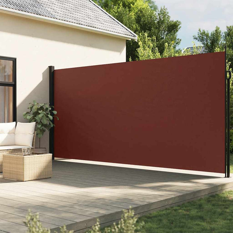 Laden Sie das Bild in Galerie -Viewer, Vidaxl windscherm uittrekbaar 220x600 cm bruin