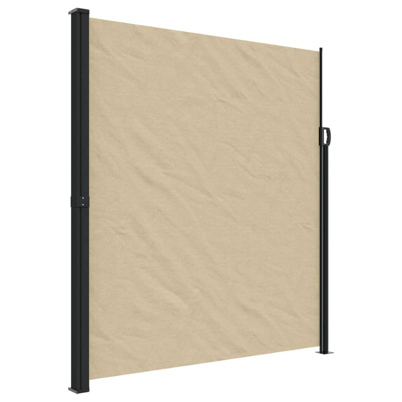 Load image into Gallery viewer, VidaXL Windscherm uittrekbaar 220x600 cm beige