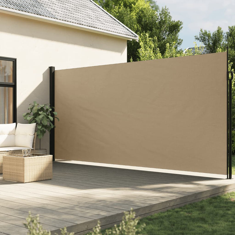 Load image into Gallery viewer, VidaXL Windscherm uittrekbaar 220x600 cm beige
